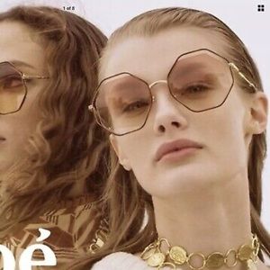 CHLOÉ Chloe 58mm Poppy Geometric Sunglasses